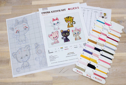 Toys Cross Stitch Kit Luca-S - Kittens JK033
