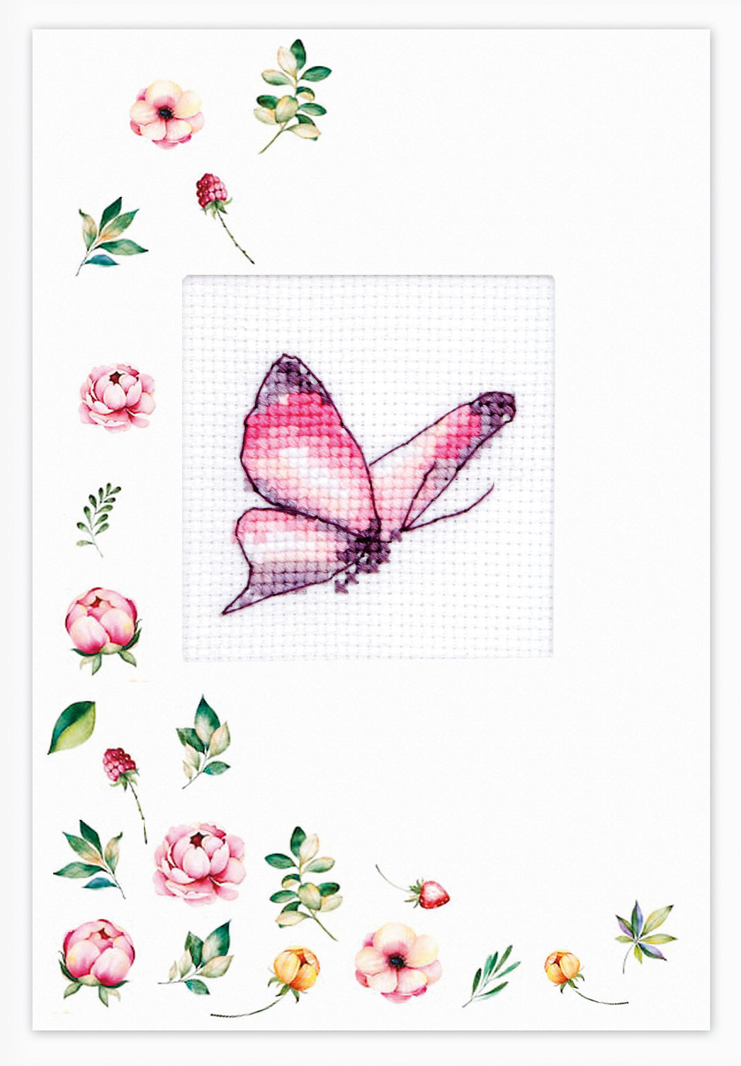 Cross Stitch Postcard Kit