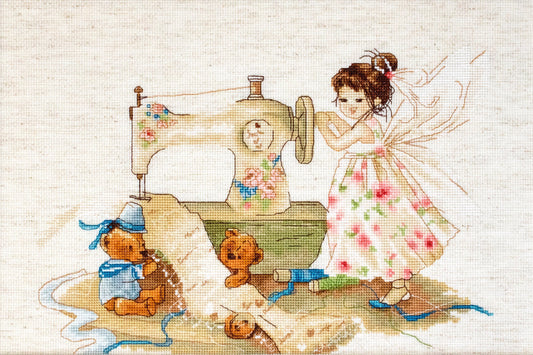 Cross Stitch Kit Luca-S - The Fairy Seamstress, B1116