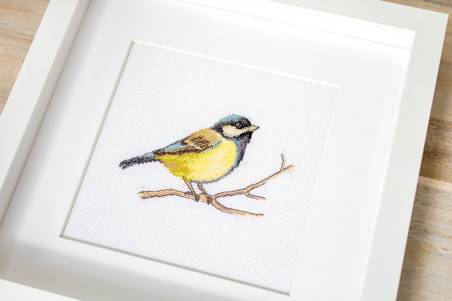 Cross Stitch Kit Luca-S - Great Tit, B1155