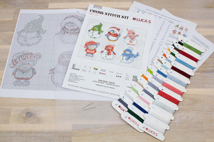 Toys Cross Stitch Kit Luca-S - Winter Toys JK034