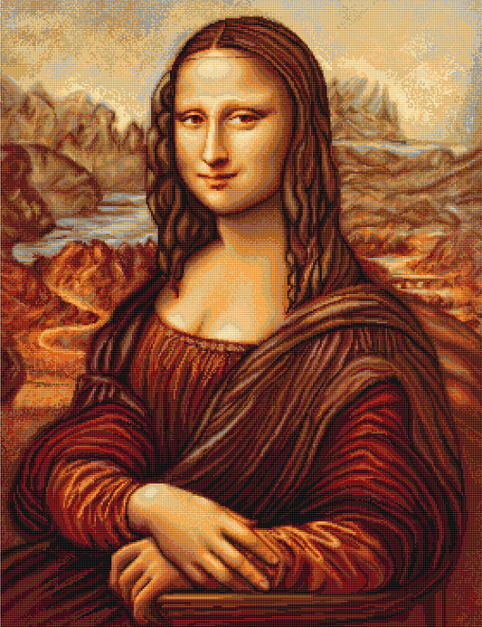 Cross Stitch Kit Luca-S - Mona Lisa - Leonardo da Vinci, B416