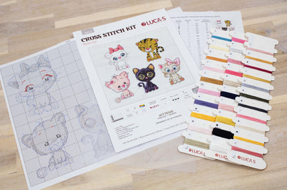 Toys Cross Stitch Kit Luca-S - Kittens JK033