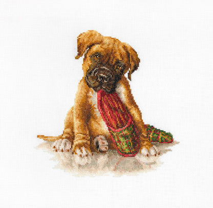 Cross Stitch Kit Luca-S - The Boxer, B2338