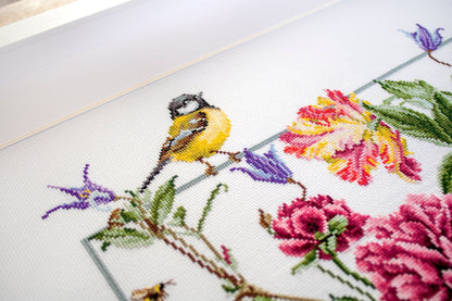 Cross Stitch Kit Luca-S - Spring Flowers BA2359