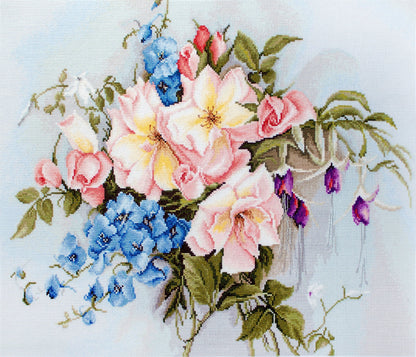 Cross Stitch Kit Luca-S - Bouquet of Flowers, BA2362