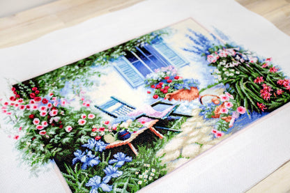 Cross Stitch Kit Luca-S - Flower Garden, B2342