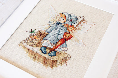 Cross Stitch Kit Luca-S - The Autumn Fairy, B1110