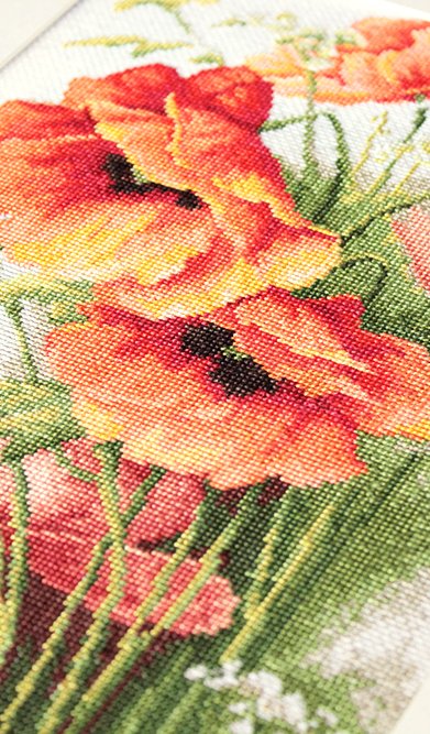 Cross Stitch Kit Luca-S - Poppies B213