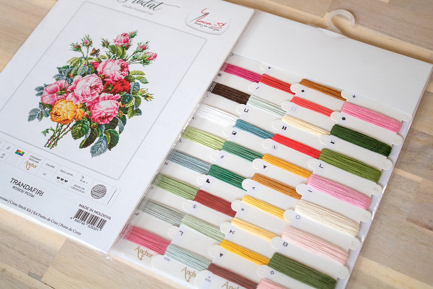Cross Stitch Kit Luca-S - Roses BA2372
