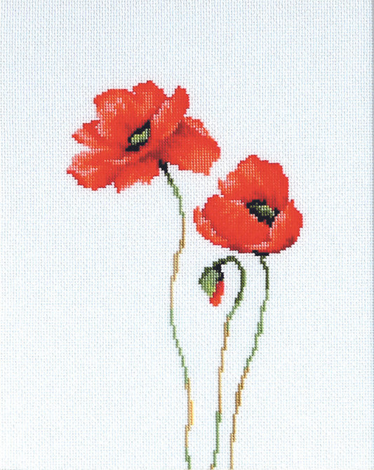Cross Stitch Kit Luca-S - Poppies, B2225