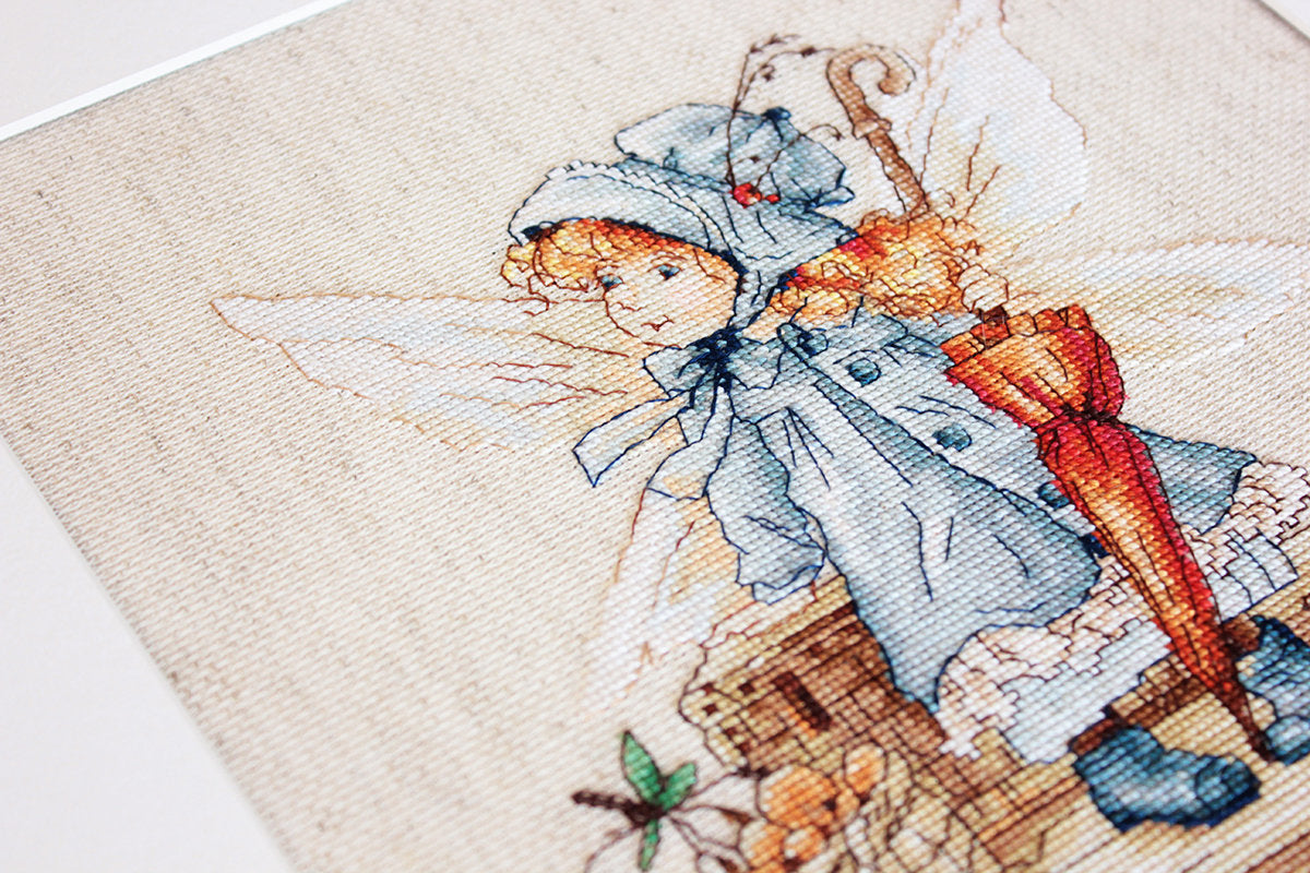 Cross Stitch Kit Luca-S - The Autumn Fairy, B1110