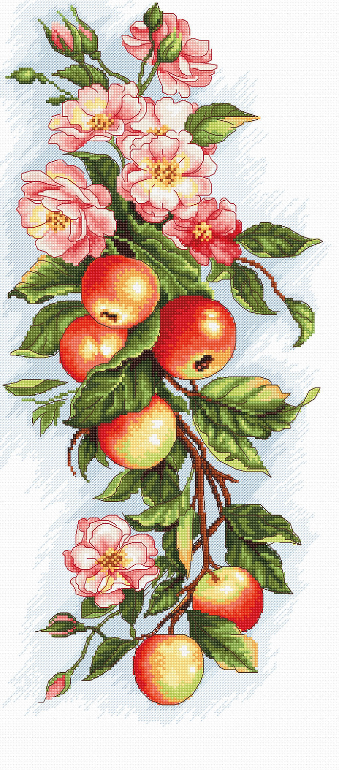 Cross Stitch Kit Luca-S - Composition with Apples B211