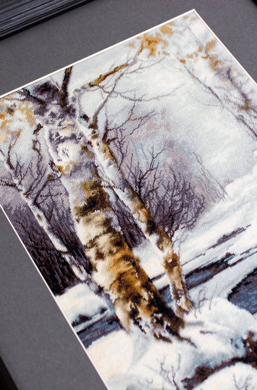 Cross Stitch Kit Luca-S - Winter Landscape, B560