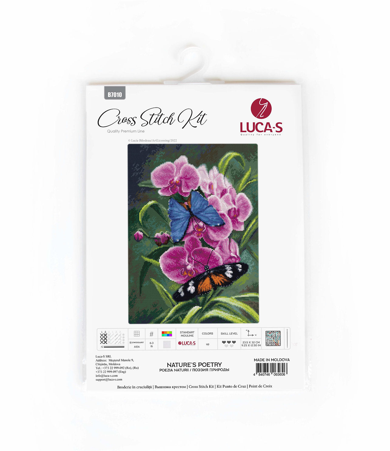 Cross Stitch Kit Luca-S - Nature’s Poetry, B7010