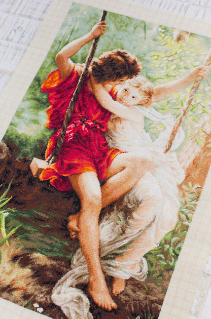 Набор для вышивки крестом Luca-S - Весна влюбленных, B415