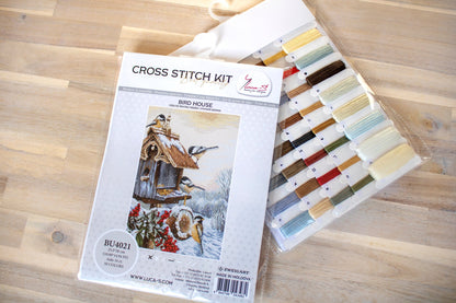 Cross Stitch Kit Luca-S - Bird House, BU4021
