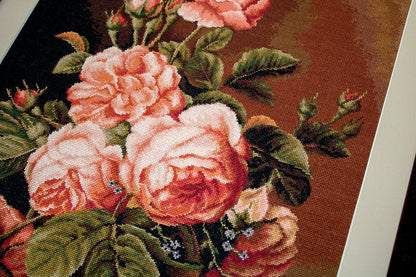 Cross Stitch Kit Luca-S - Vase of Roses, B488