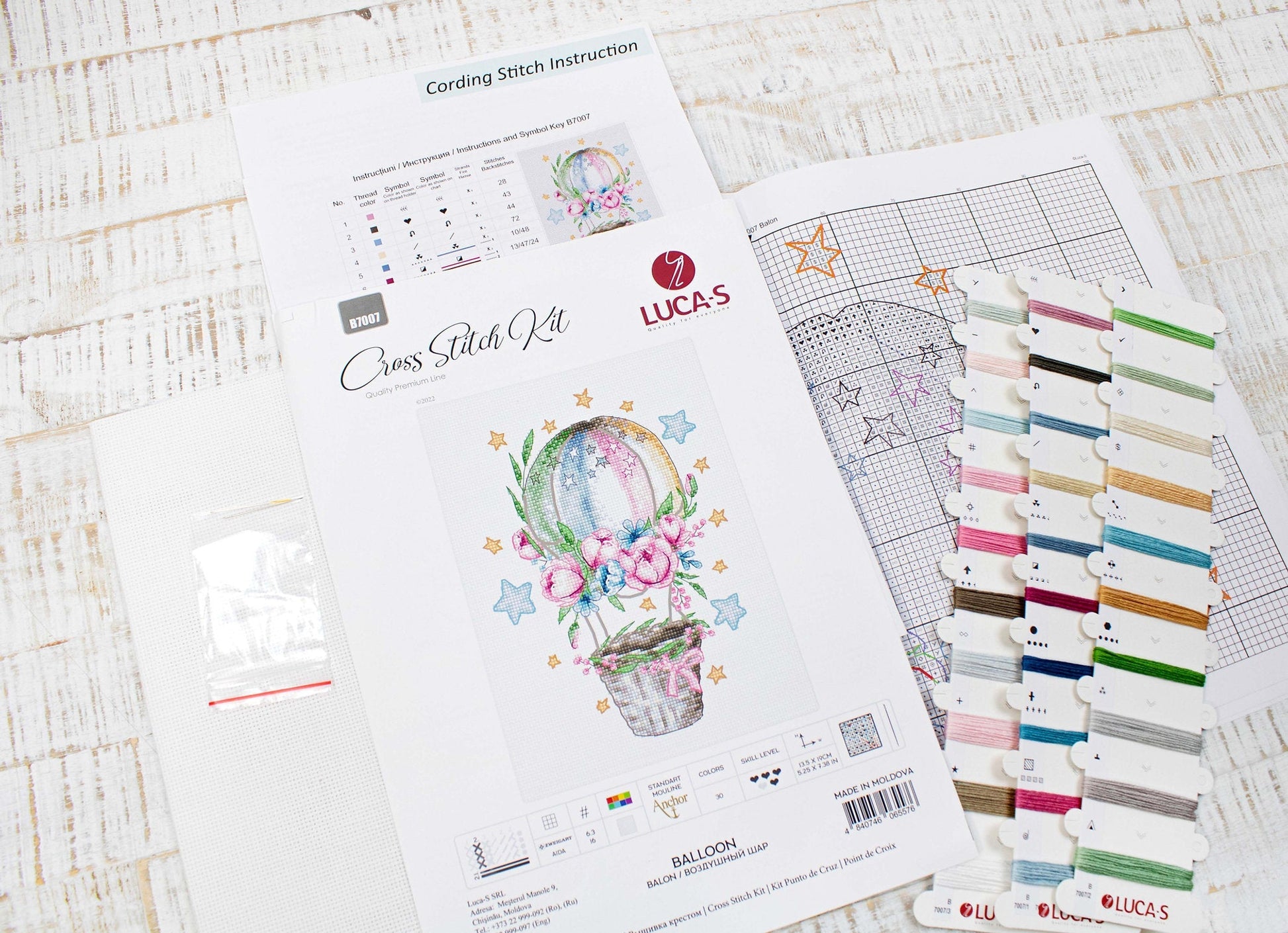 Cross Stitch Kit Luca-S - Balloon - HobbyJobby
