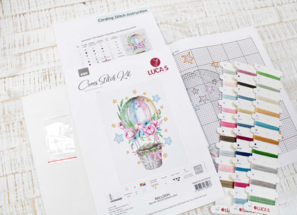 Cross Stitch Kit Luca-S - Balloon - HobbyJobby