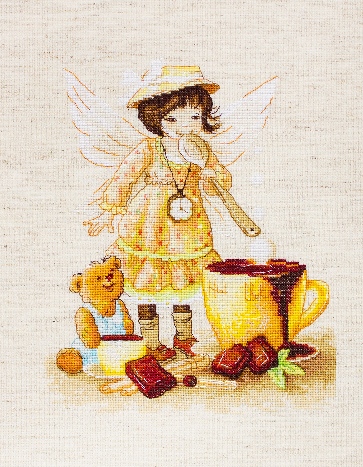 Cross Stitch Kit Luca-S - The Chocolate Fairy, B1131