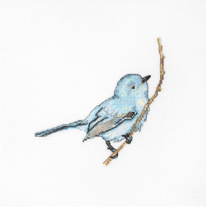 Cross Stitch Kit Luca-S - Blue Bird, B1158