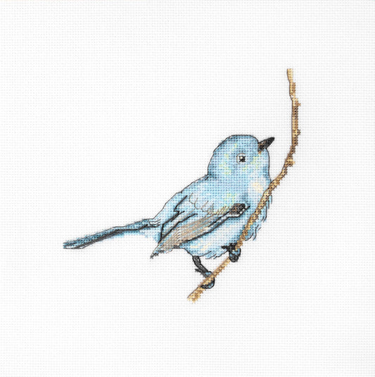 Набор для вышивки крестом Luca-S - Синяя птица, B1158