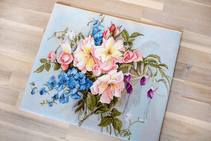 Cross Stitch Kit Luca-S - Bouquet of Flowers, BA2362