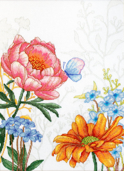 Cross Stitch Pattern Luca-S - Flowers and Butterflies, P4019