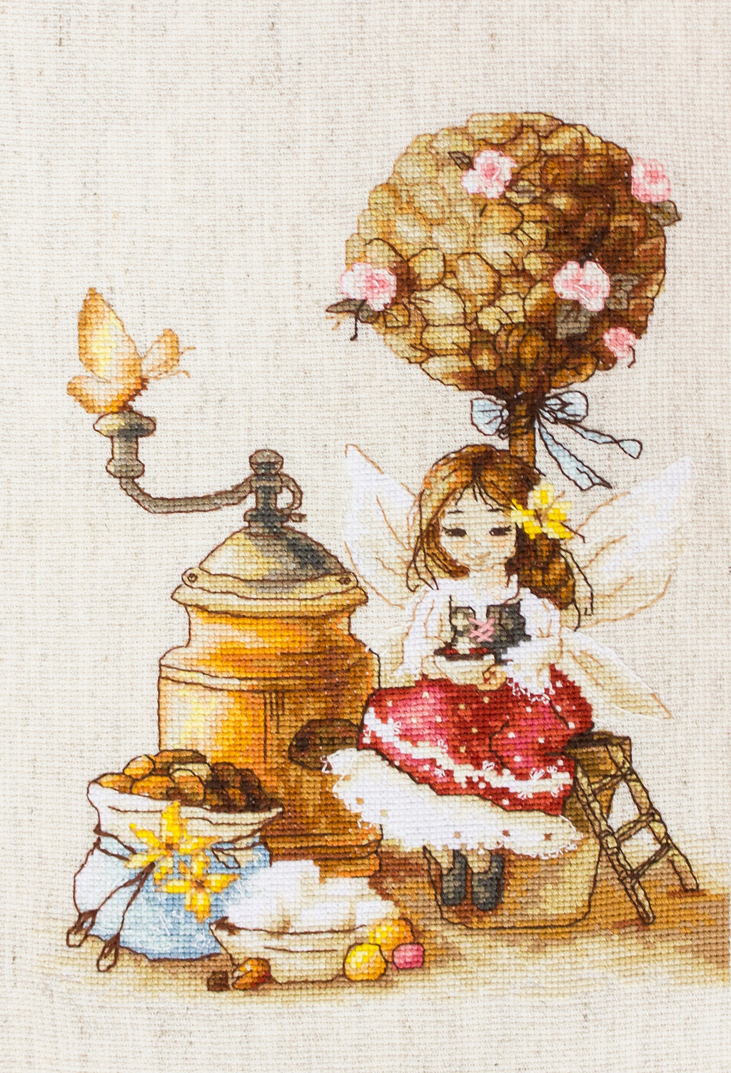 Cross Stitch Kit Luca-S - The Coffee Fairy, B1132