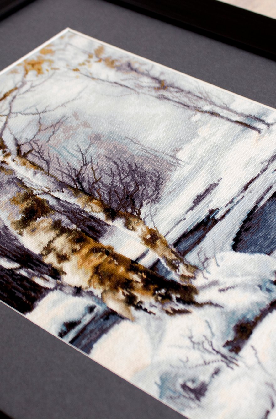Cross Stitch Kit Luca-S - Winter Landscape, B560