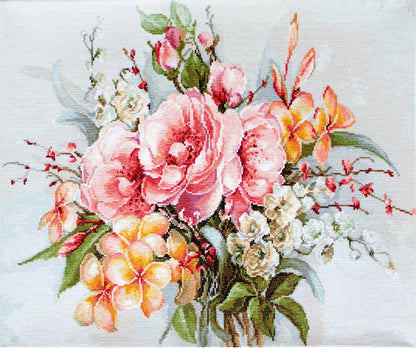 Cross Stitch Kit Luca-S - Flower Bouquet BA2364