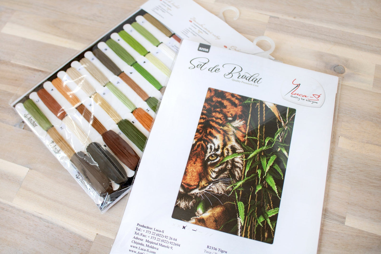 Cross Stitch Kit Luca-S - Tiger, B2356