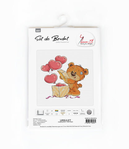 Cross Stitch Kit Luca-S - Teddy-Bear, B1177