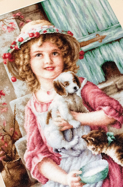 Cross Stitch Kit Luca-S - Best Friends, B518