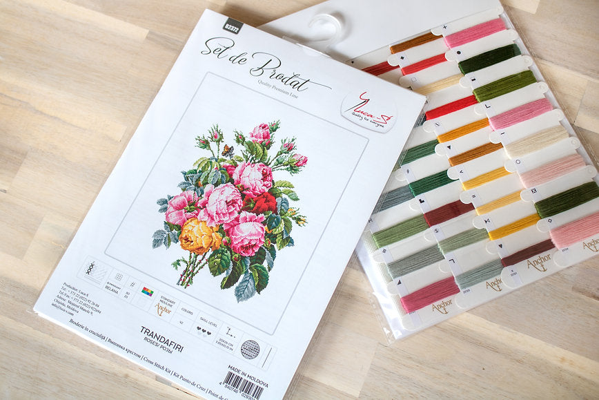 Cross Stitch Kit Luca-S - Roses BA2372