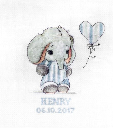 Cross Stitch Kit Luca-S - Baby Boy, B1134