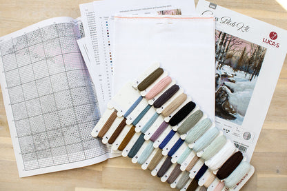 Cross Stitch Kit Luca-S - Winter - HobbyJobby