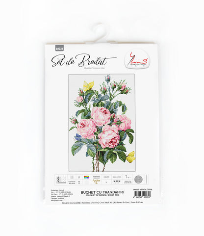 Cross Stitch Kit Luca-S - Bouquet of Roses, B2373