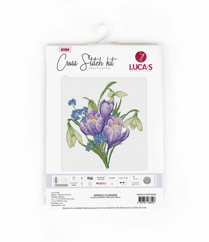 Cross Stitch Kit Luca-S - Spring Flowers, B1404