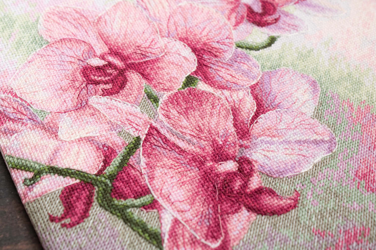Cross Stitch Kit Luca-S - Graceful Orchids B7009