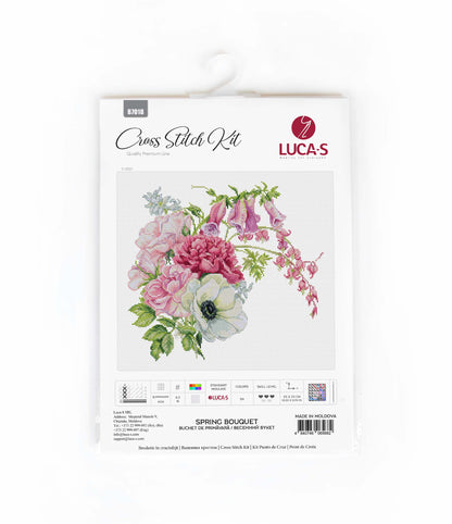 Cross Stitch Kit Luca-S - Spring Bouquet, B7018