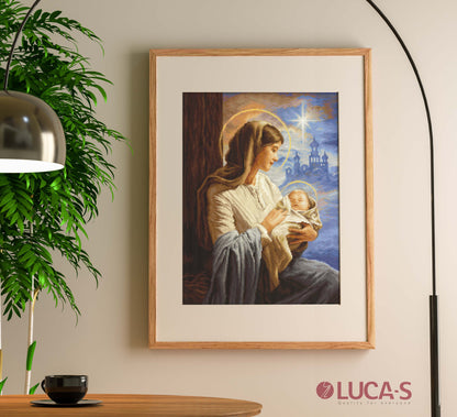 Cross Stitch Kit Luca-S - Saint Mary and The Child, B617