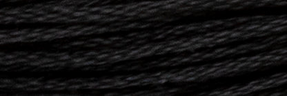 Box of 12 Stranded Cotton Luca-S - BLACK / DMC 310 / Anchor 403