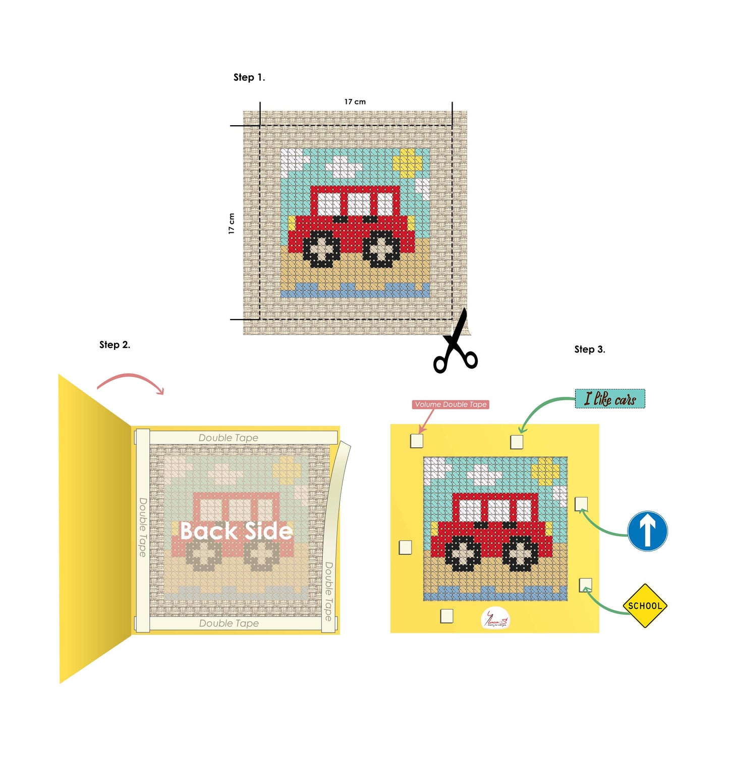 Cross Stitch Kit Luca-S - X04 Car