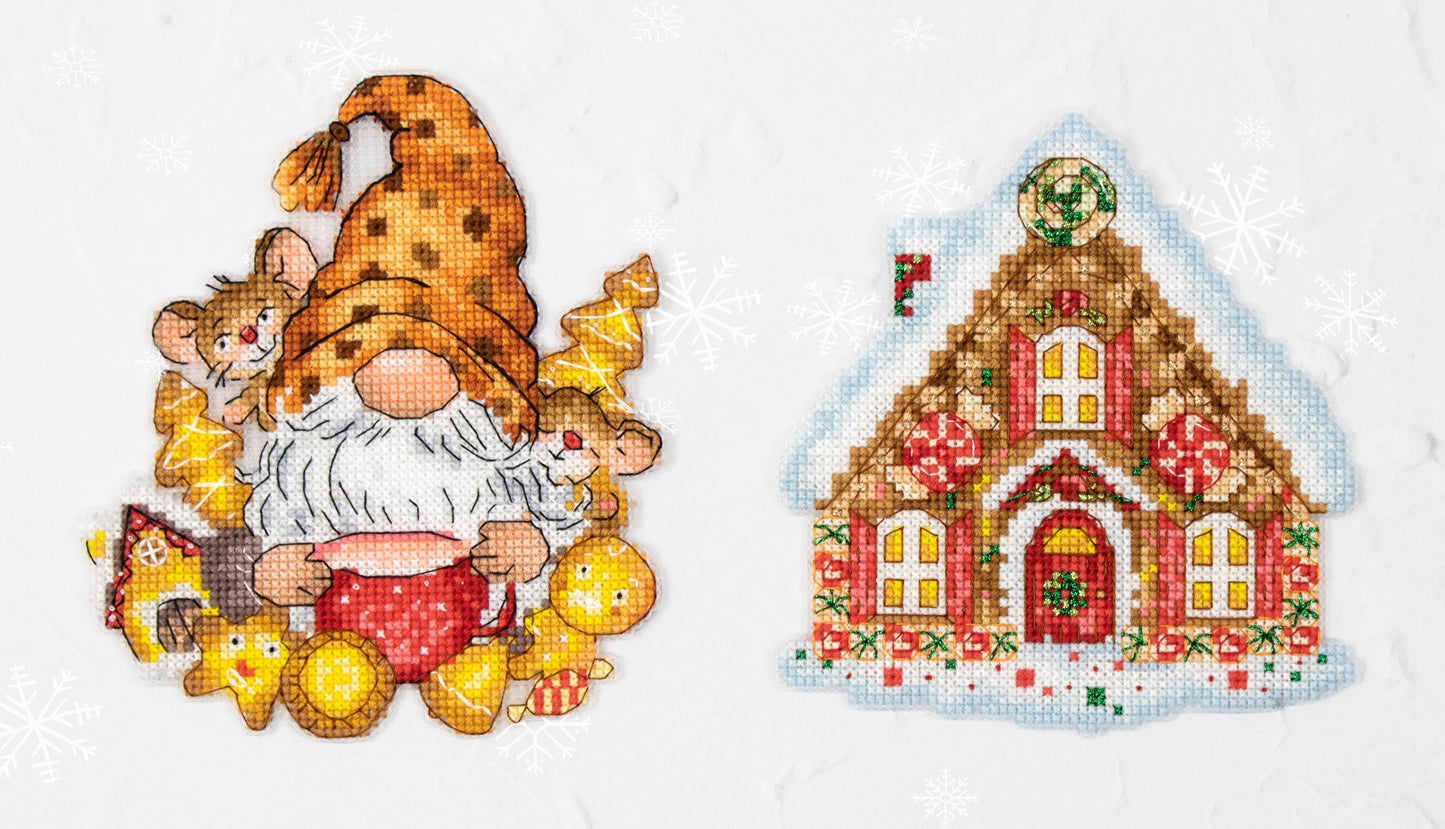 Toys Cross Stitch Kits - The Gnom & The House, JK036