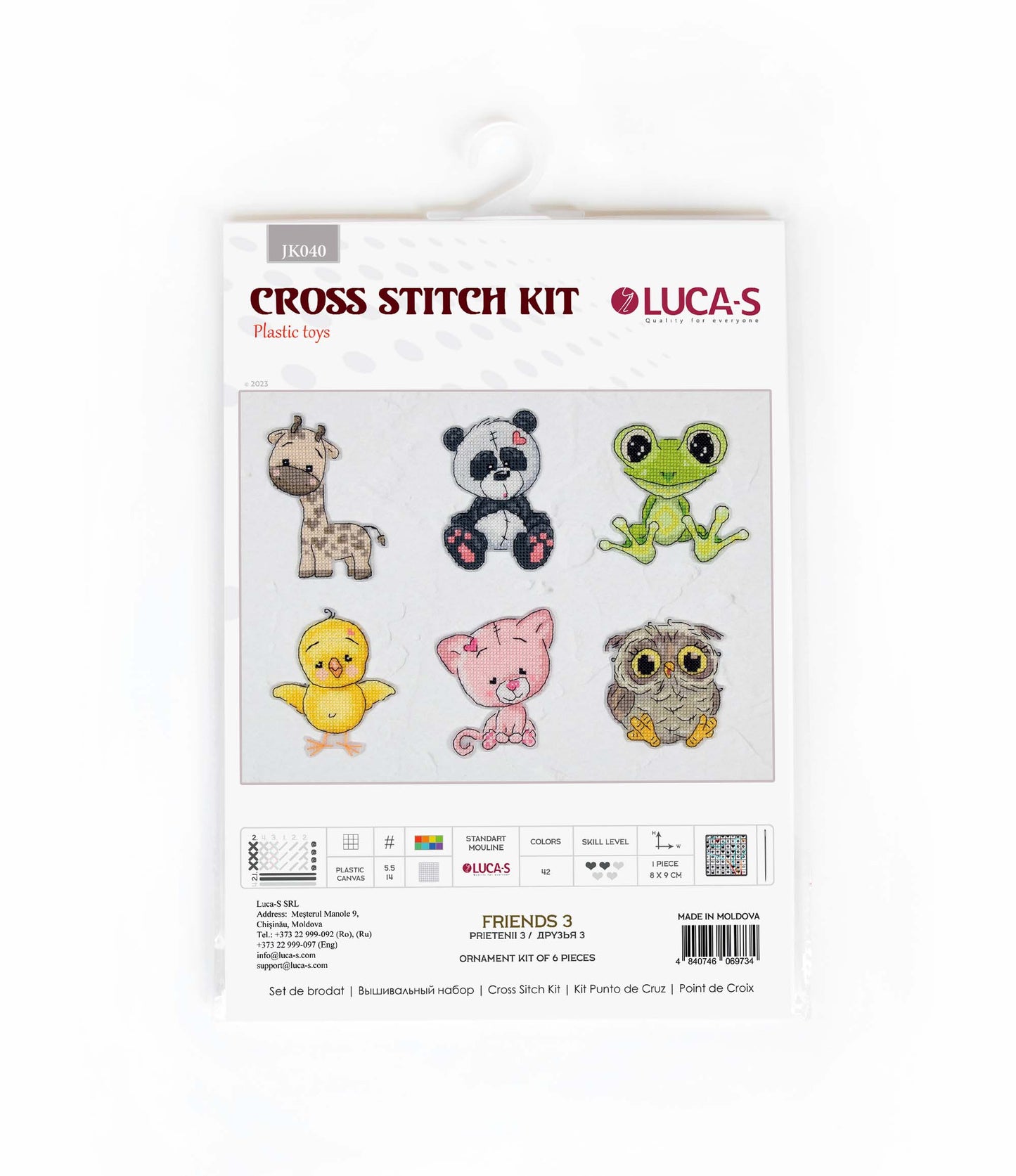 Toys Cross Stitch Kits - JK040 Friends 3