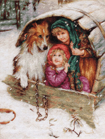 Cross Stitch Pattern Luca-S - Weather Bound with Collie, P539