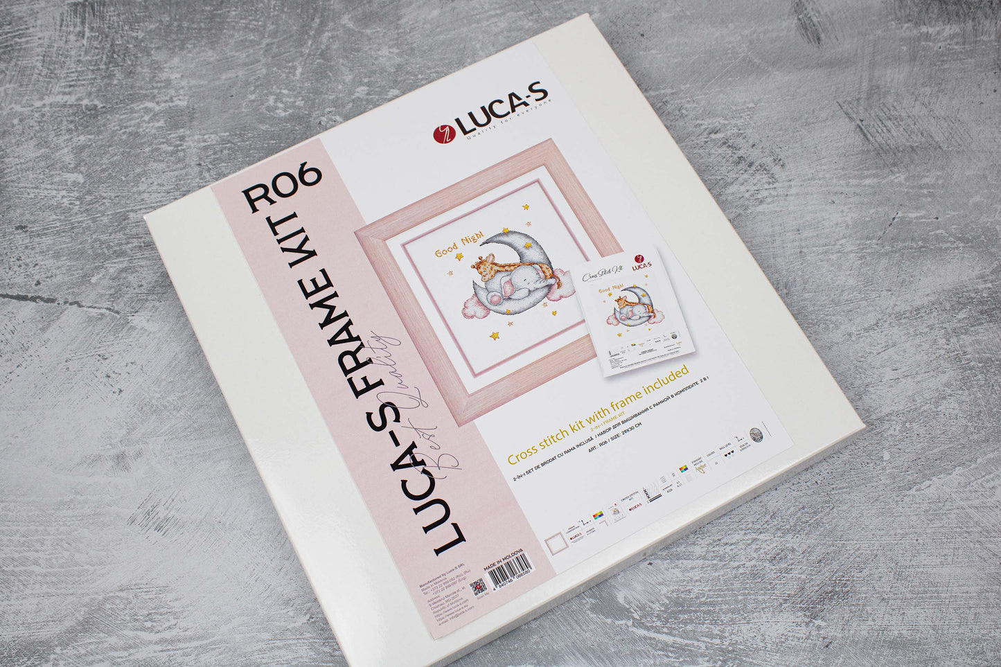 Cross Stitch Kit with Frame Included - Luca-S, R06